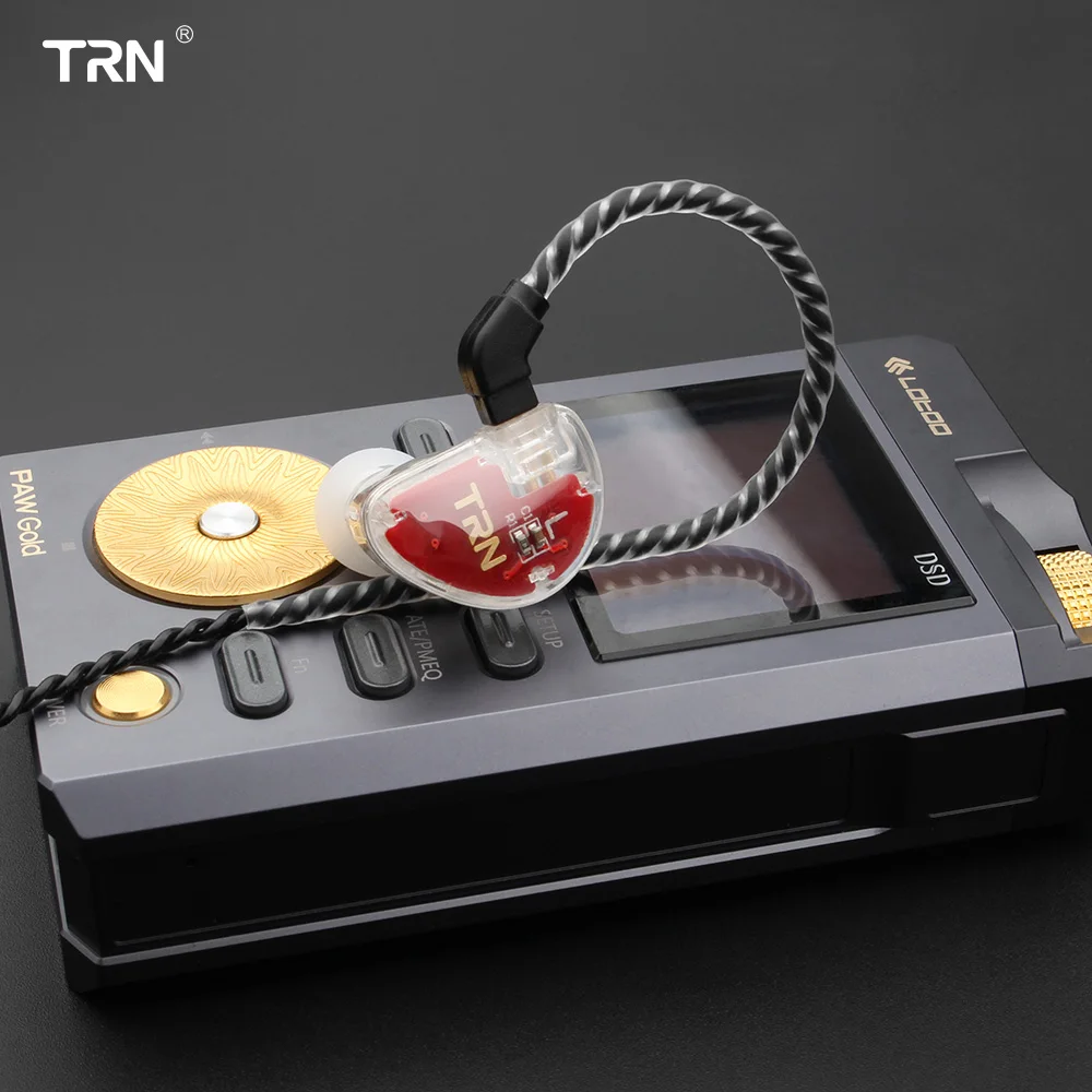 TRN V30 2BA+ 1DD тройной Гибридный Драйвер бас в ухо наушники HIFI Monito спортивные наушники 2Pin съемный кабель AS10 \ T2 \ V80 \ V10 \ IE80