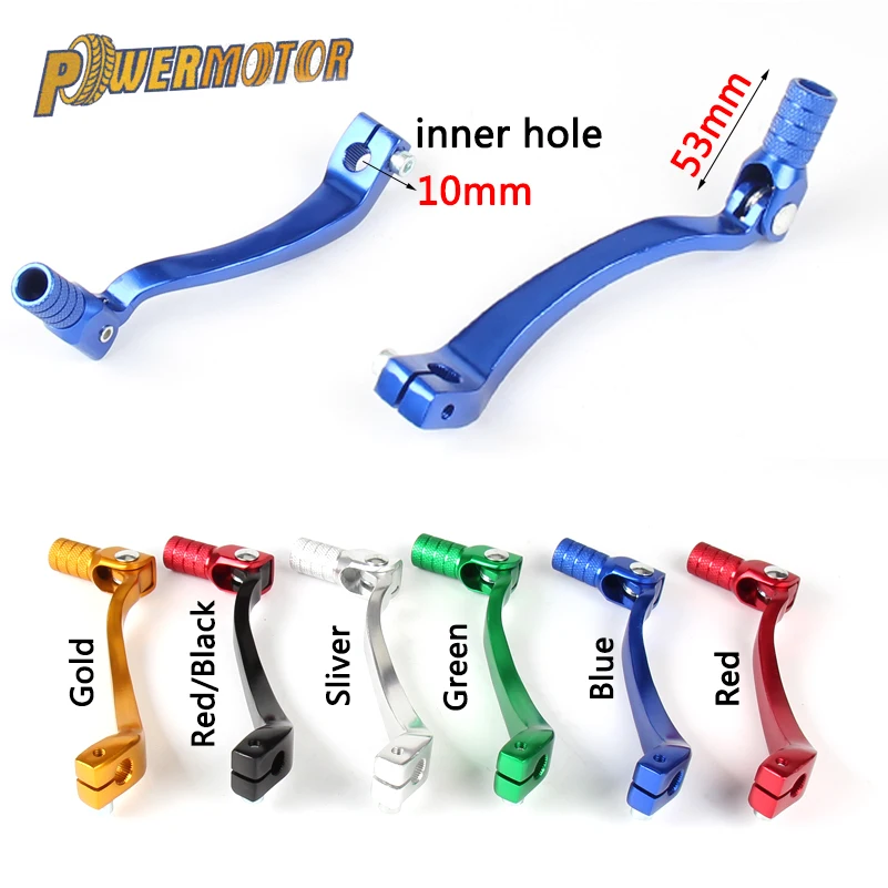

Motorcycle CNC Aluminum Folding Shifter Shift Lever For NC250 KAYO T6 K6 BSE J5 M2 M4 TT-250R SHR KEWS K16 X7 ATV Dirt Bike