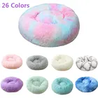 Новая кровать для собаки длинный плюшевый зимний домик для собаки мягкие лежанки для собаки кровать для кошки и дома Теплый Сон для кошек