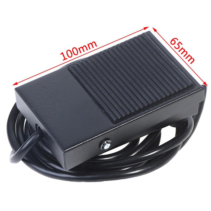 Сверхмощный металлический мгновенный Электрический ножной переключатель с