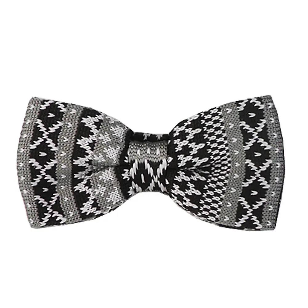 

BiggFashion Knitting Pattern Bowtie - Gray