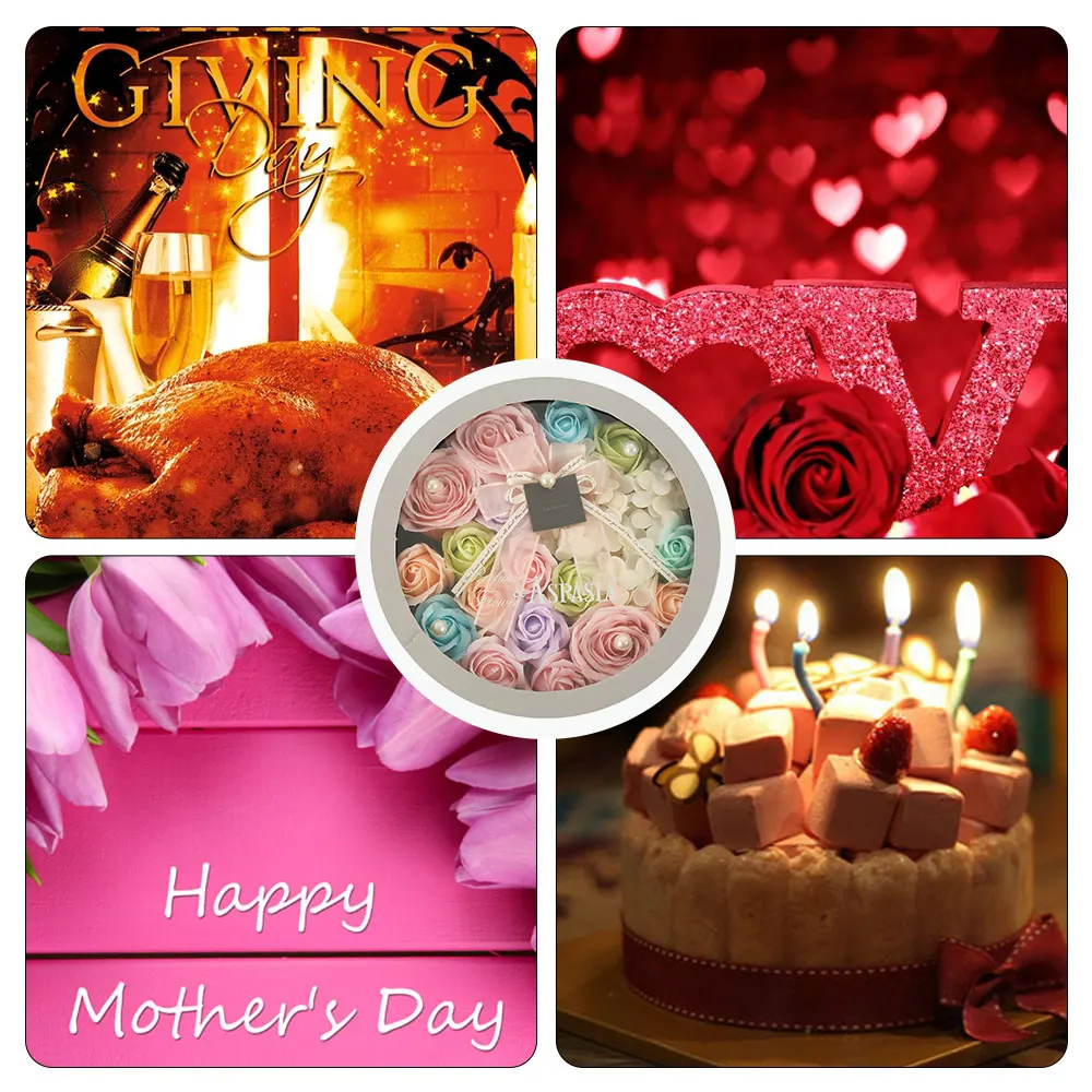 

Bath Body Flower Floral Soap Scented Rose Flower Essential Wedding Valentine'S Day Gift Holding Home Decoration Hand Flower Art