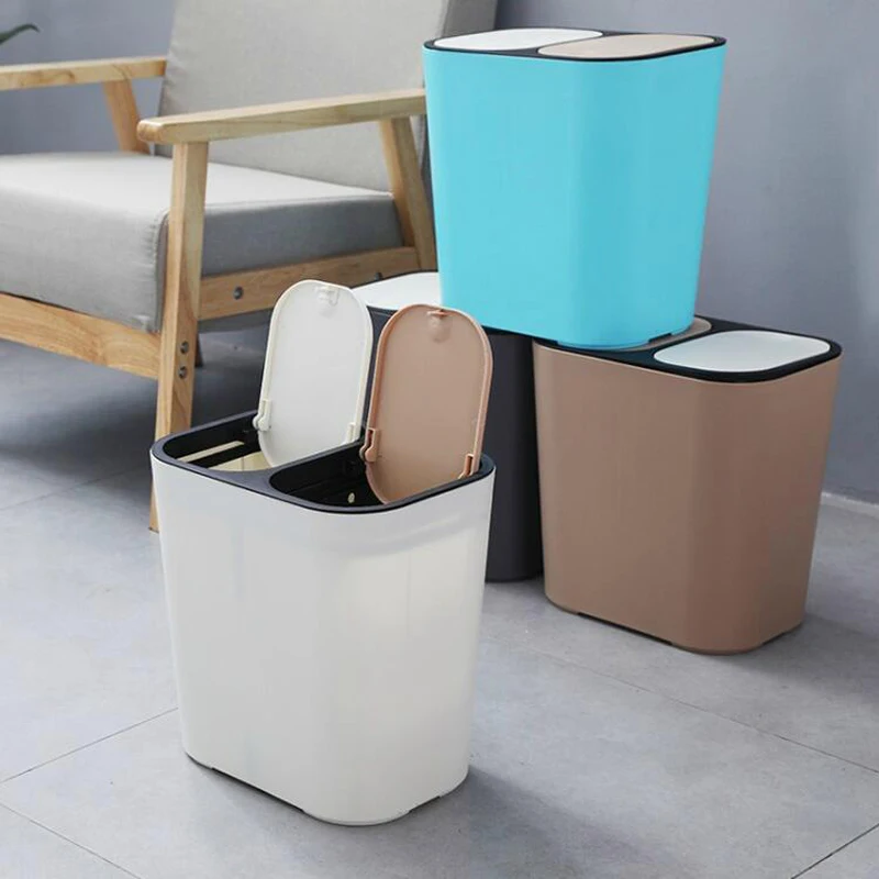 Кухонный пресс сухой и влажной сортировки мусорное ведро пластиковые контейнеры