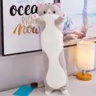 Симпатичная игрушка в виде кошки, подушка для сна на боку, детская декоративная подушка в виде кошки, милые плюшевые игрушки, милые подарки