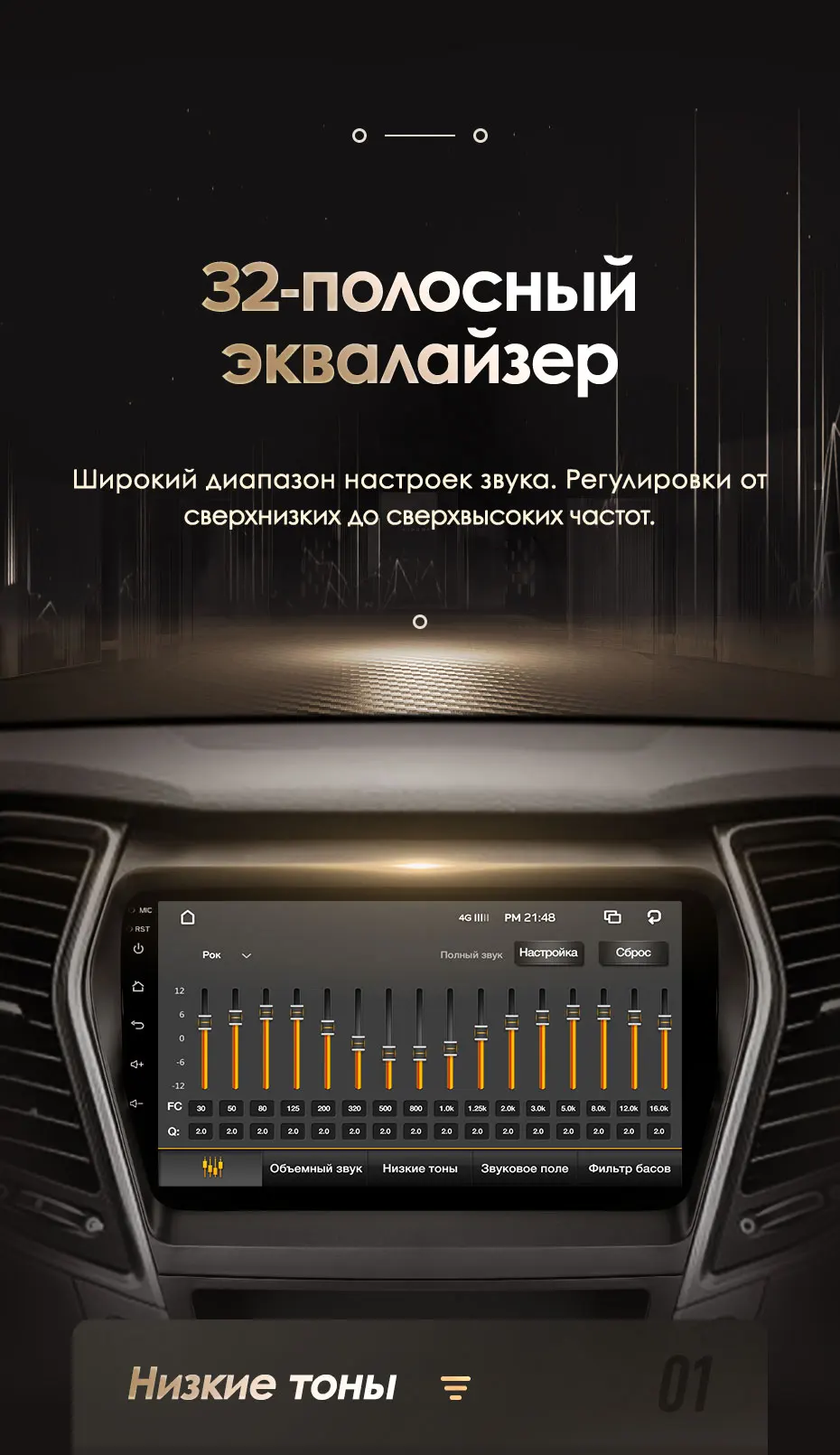 KingBeats штатное головное устройство for Hyundai Santa Fe 3 2013 GPS Android 8.1 автомагнитола на андроид магнитола для Хендай Санта Фе 3 автомобильная мультимедиа Octa Core 8 core*1.8G DDR4 2G ROM 32G RAM / 4+64G