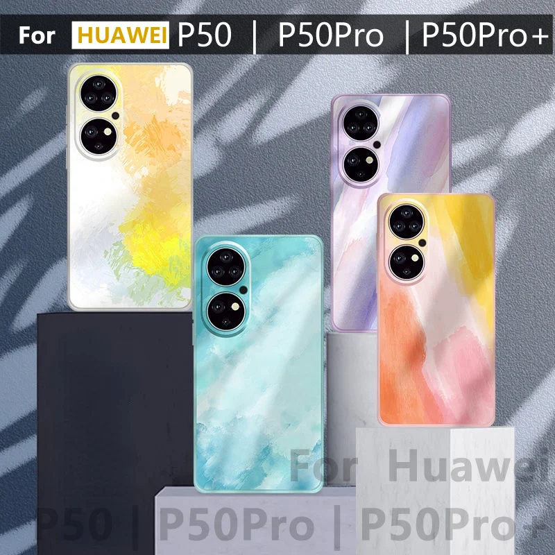 

Чехол для телефона Huawei P50, силиконовый мягкий чехол для Huawei P50 Pro + чехол