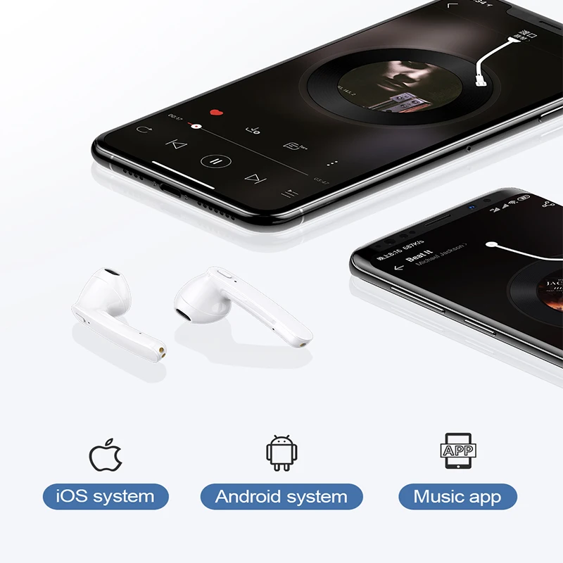 JOYROOM T04S Bluetooth V5.0 наушники настоящие беспроводные 6D стерео динамик с 500 мАч