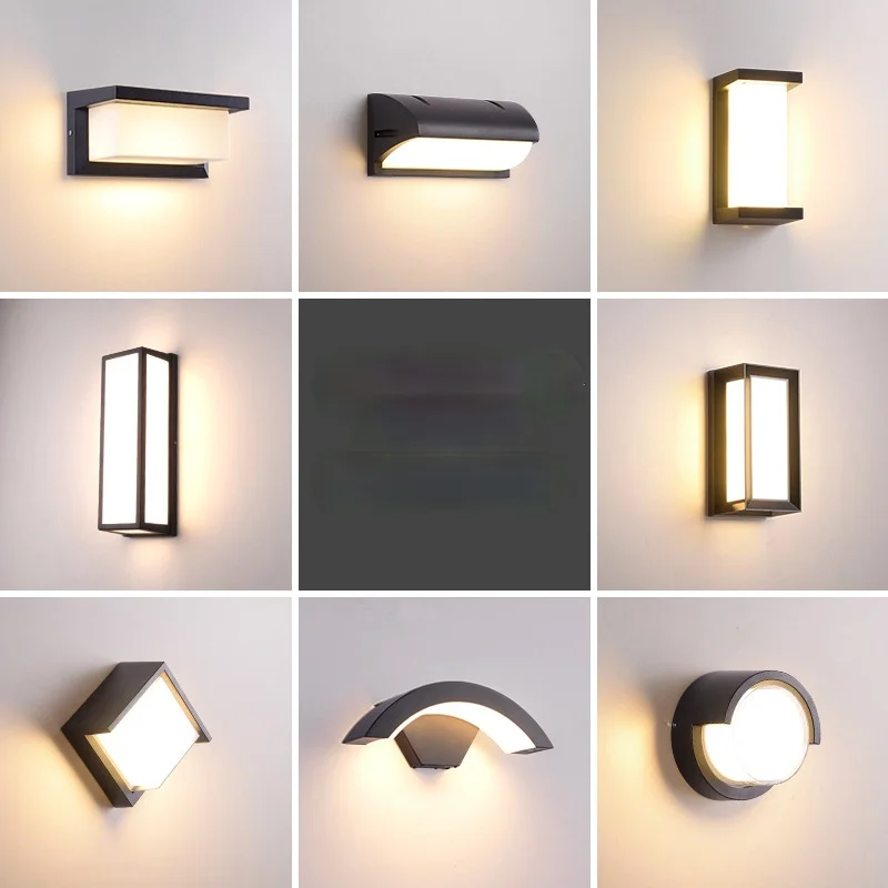 

outdoor waterproof LED wall lamp sensor door head lamp balcony courtyard exterior wall lamp courtyard patio outdoor wall lamp