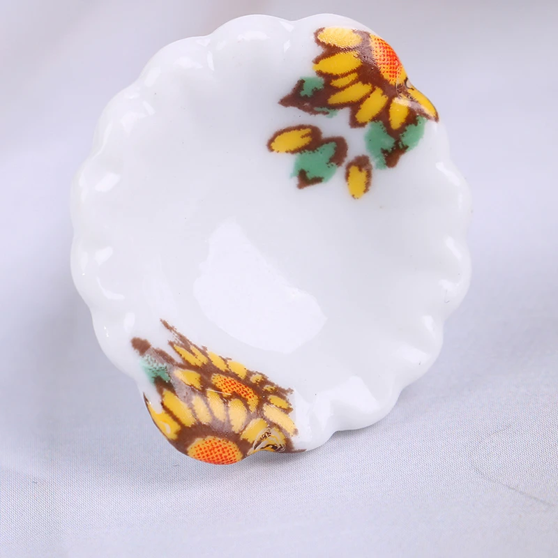 

1PC Beautiful 1:12 Dollhouse Miniature Porcelain Fruit Plate Dolls Kitchen Accessories