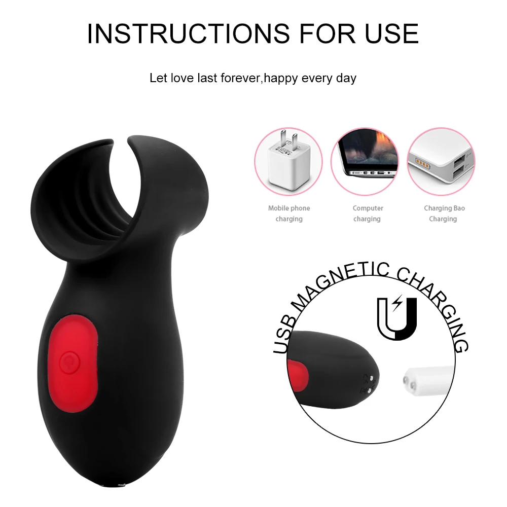 

9 Speeds Penis Trainer Vibrators Male Masturbator Delay Training Glans Exercise Vibrator Sex Toys for Men L1