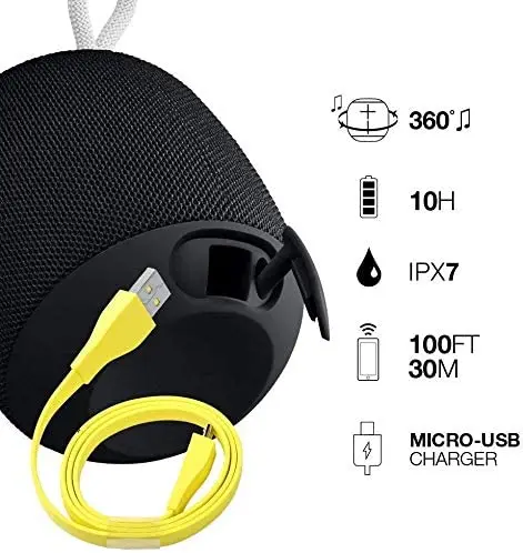 Беспроводная Bluetooth-Колонка Logitech Ultimate Ears UE WONDERBOOM2 водонепроницаемая IPX7 360 ° |