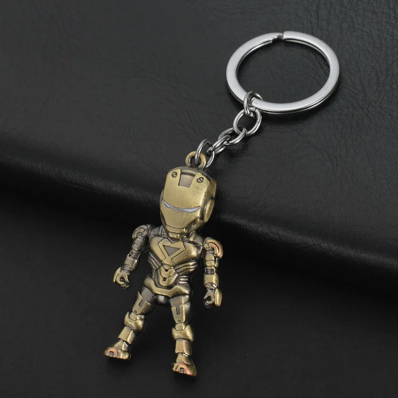 marvel captain america iron man keychain alloy character pendant avengers movie peripheral pendant christmas birthday gifts free global shipping