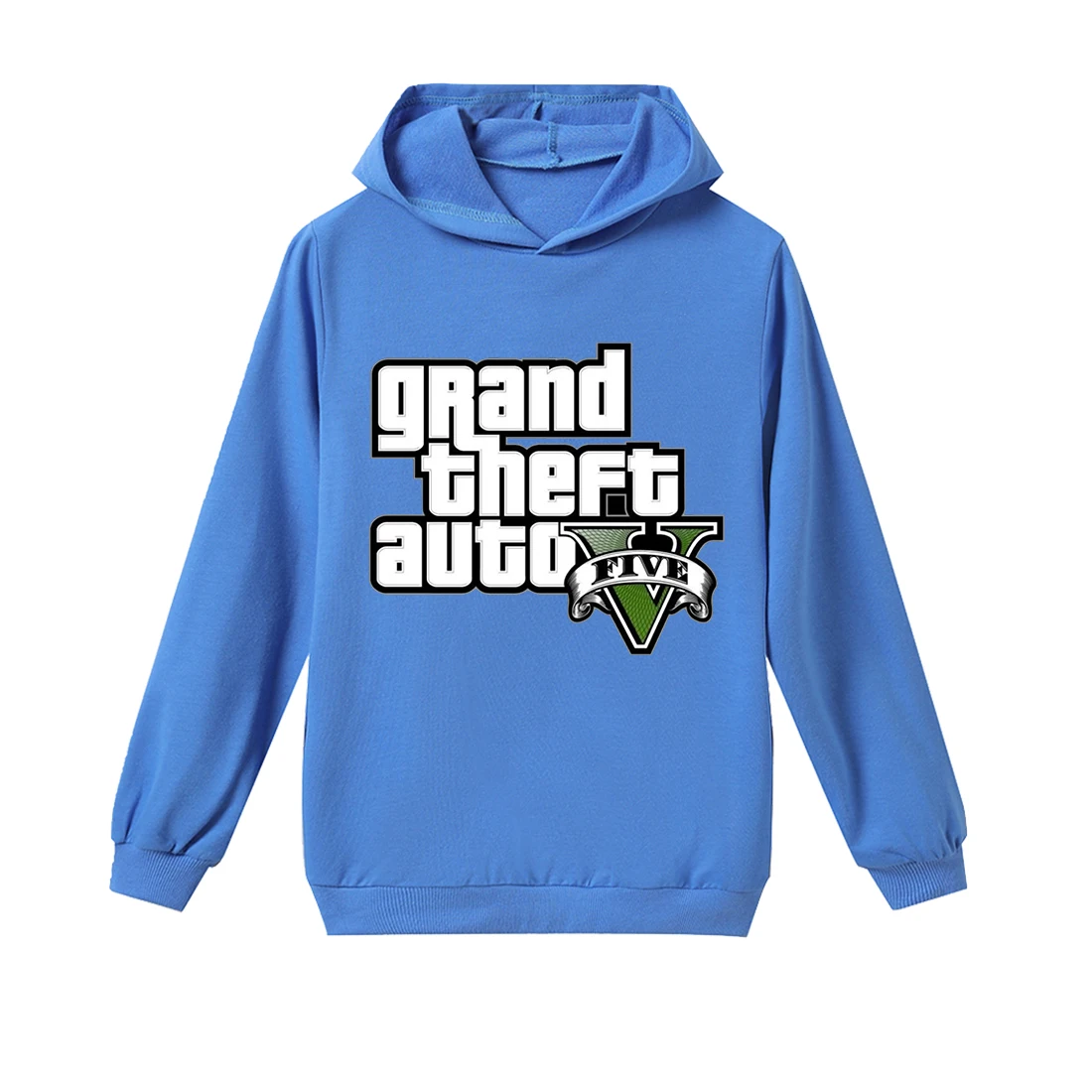 Новые летние футболки детская одежда для мальчиков с принтом «Grand Theft Auto GTA 5» хлопковые футболки с короткими рукавами Топы для малышей, Детская толстовка с капюшоном
