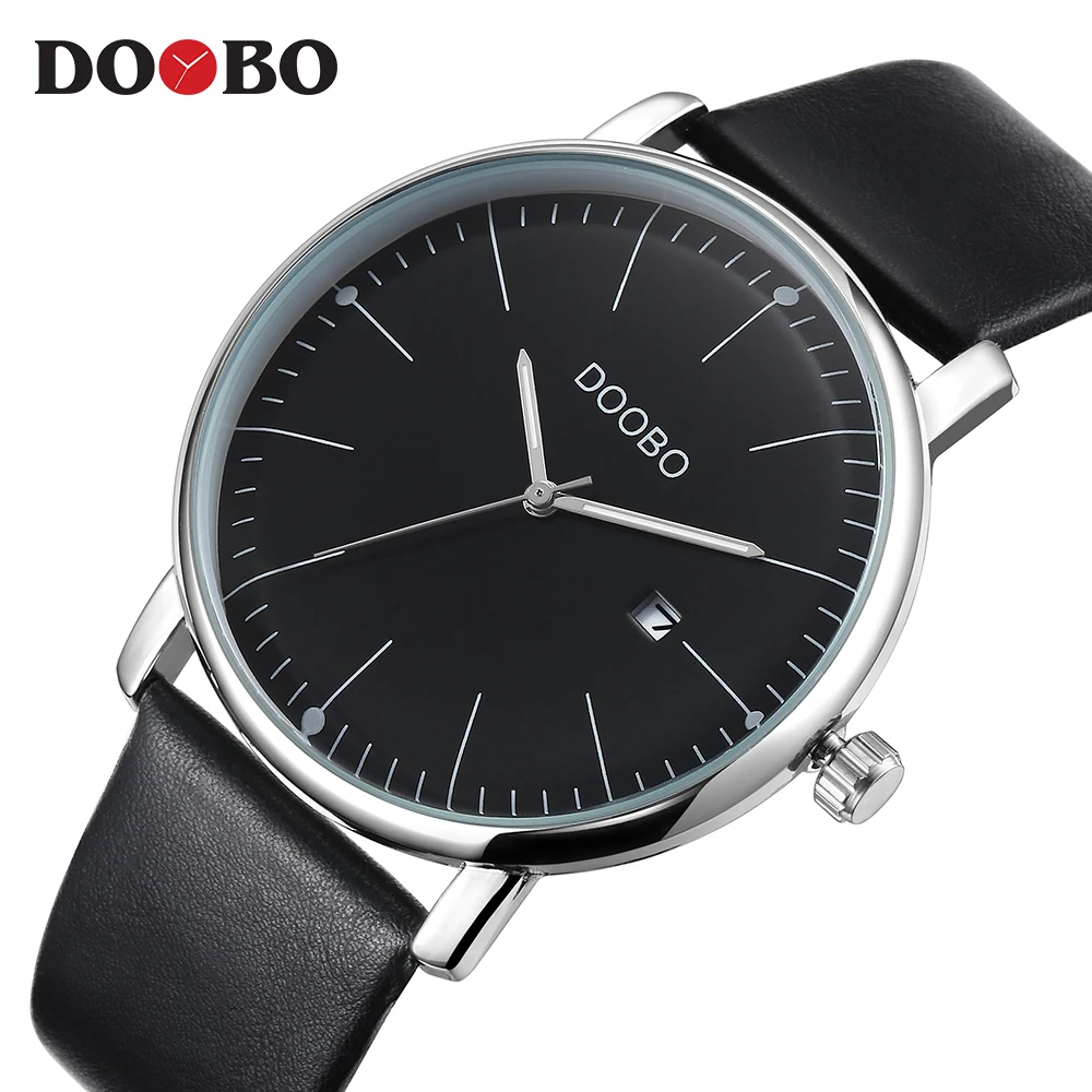 D022 black black Новинка 8225, мужские военные спортивные кварцевые часы, мужские брендовые роскошные часы с кожаным ремешком, водонепроницаемые мужские наручные часы, Relogio Masculino - Цвет: D022 black black