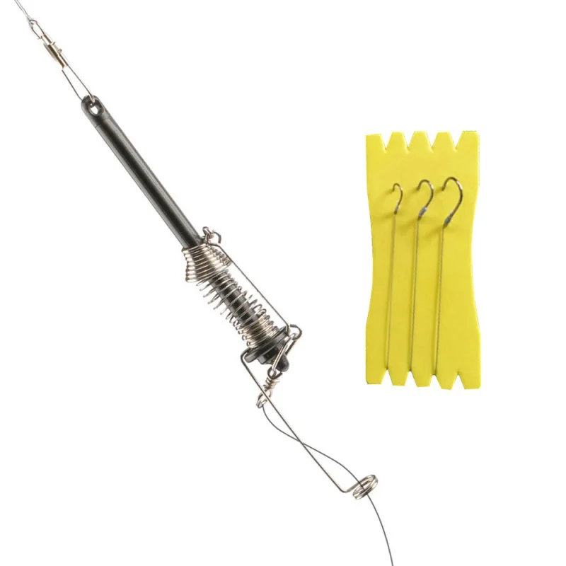 

1Kit Automatic Spring Fishing Hook Ejection Device Portable All The Water Fast Catch Fishhook Tool Set