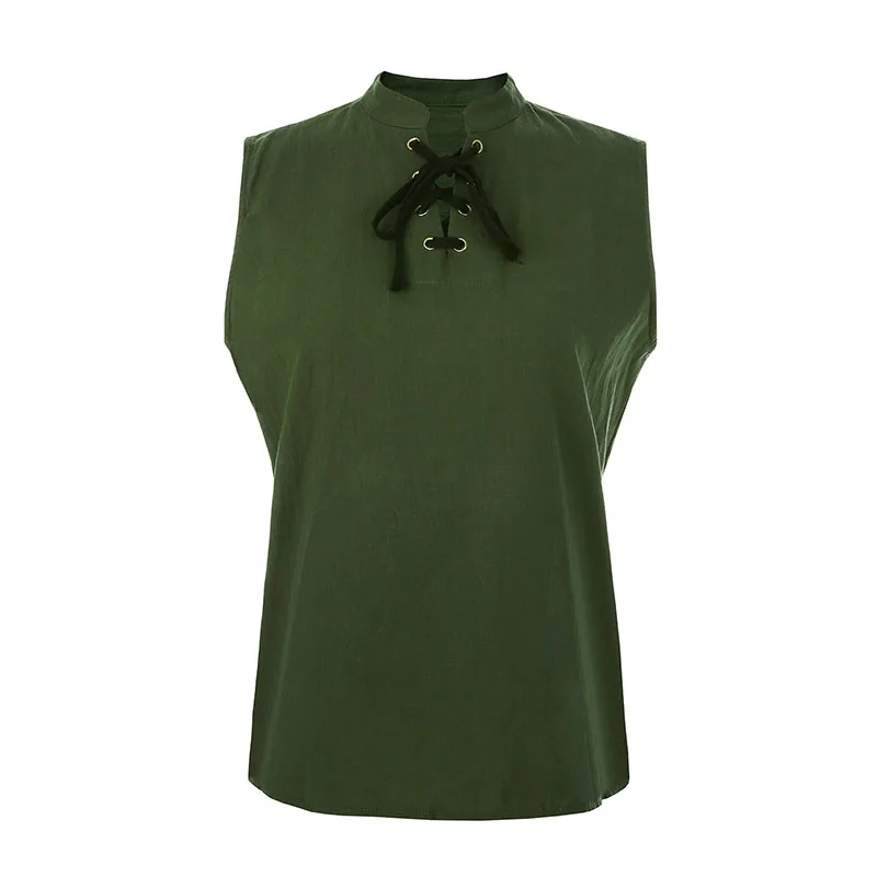 Средневековый Ренессанс викингов пиратский костюм изгой мужской хлопковый