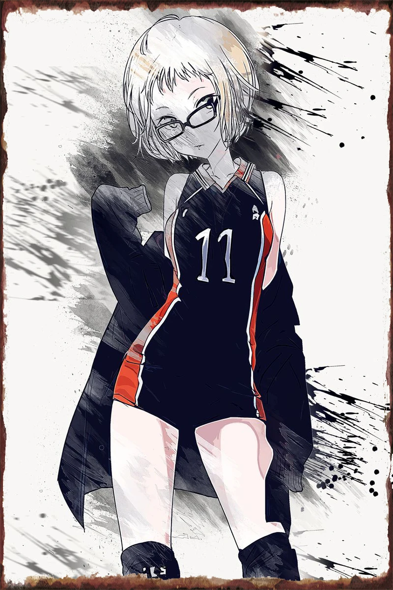 

haikyuu Wall Decor Room Decoration Retro Vintage Metal Sign Tin Sign Tin Plates For Art Cafe Pub Home Club Man Cave