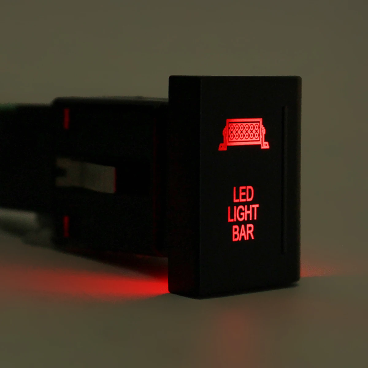 Новый пластиковый светодиодный кнопочный переключатель 12 В 3 А светильник для