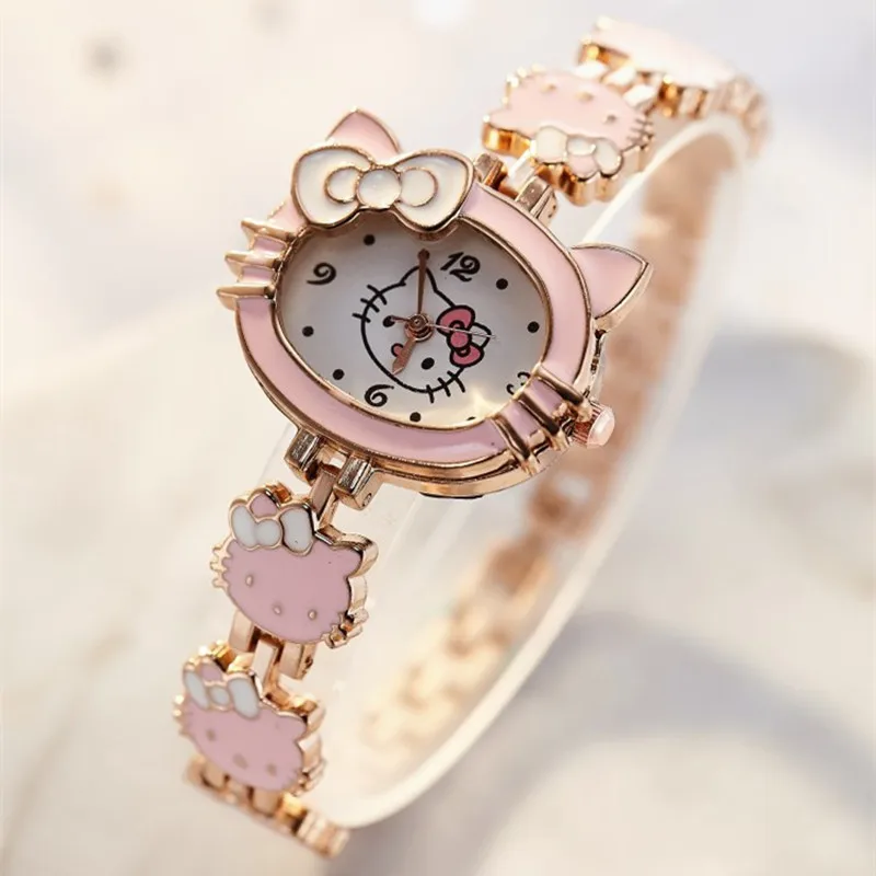 Новинка 2019 детские часы reloj для девочек с милым мультяшным браслетом
