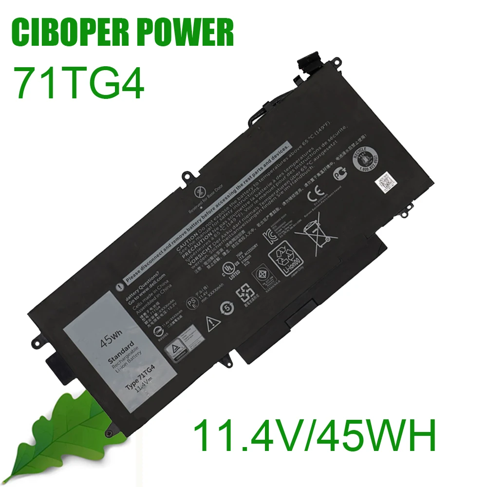 Bateria do Portátil N18gg para 12-5289 Genuine-q K5xww 7.6v 60wh 725ky Cfx97 0n18gg P29s 7389 7390 2-em-1 P29s002 71tg4 11.4v 45wh –