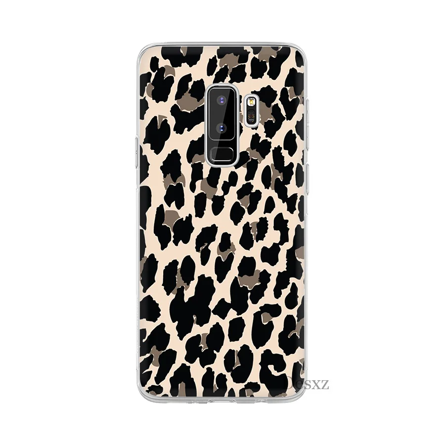 Mobile Phone Case Cover Sexy Leopard Print Panther for Samsung Galaxy Note 8 9 10 S10 S10e S7 Edge S8 S9 Plus Cases TPU |