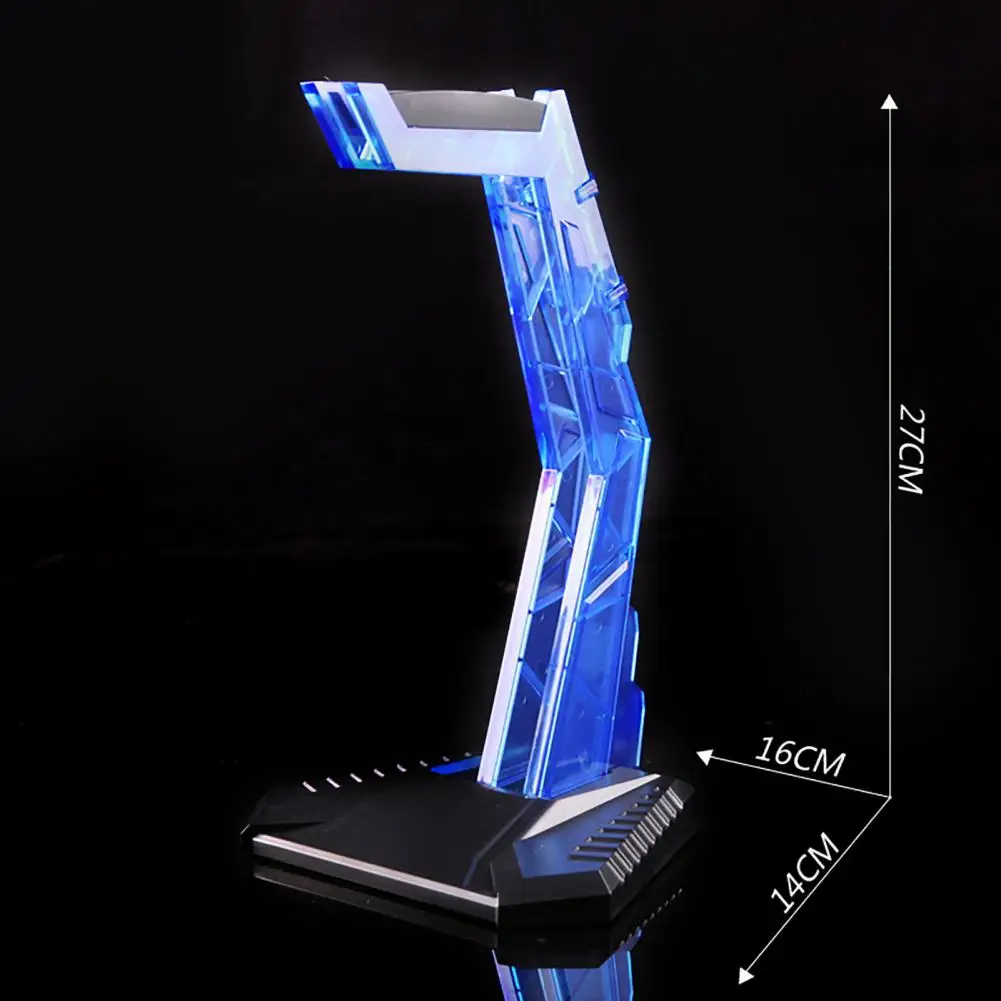 

Aygo Gaming Headset Stand Translucent Simple Display Earphone Holder PC Monitor Wall Hook Desktop Mount Earphones Airpods Stand