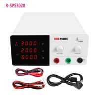 r sps3020 mini adjustable dc power supply 30v20a 4digit display switch regulator laboratory power supply for phone laptop repair