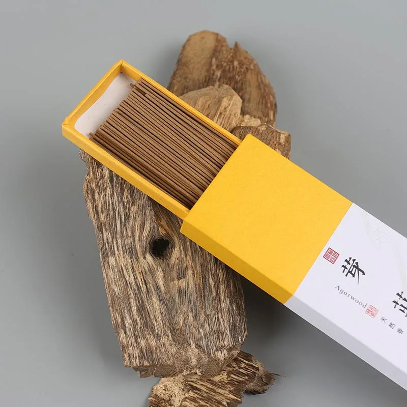 

Natural Vietnam Nha Trang 5A Oud Aquilaria Incense Stick 21cm+40 Sticks Scent Elegant For Home SPA Yoga Meditation
