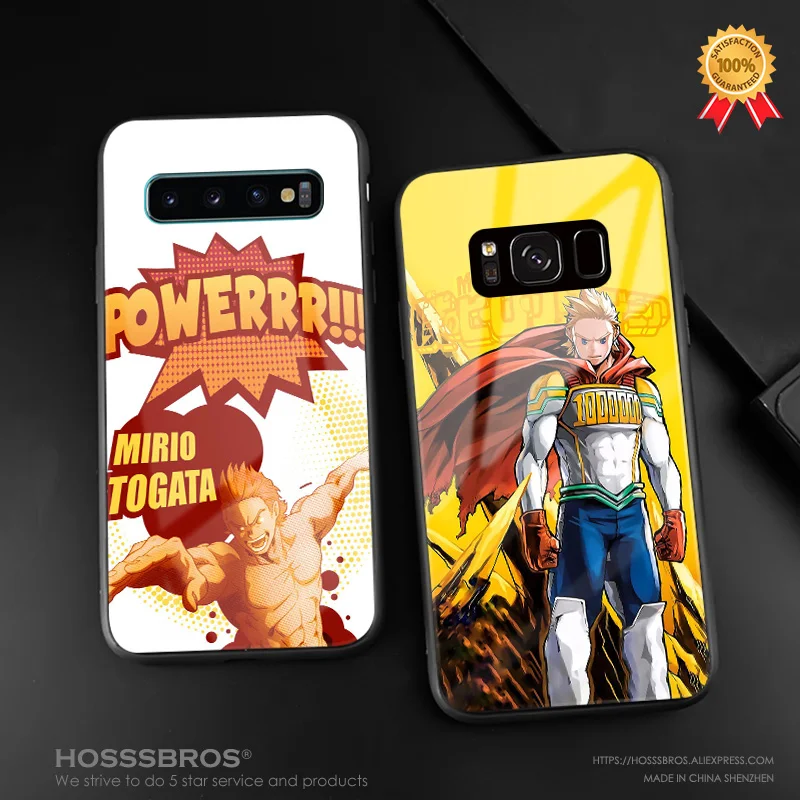 Чехол для телефона Mirio Togata My Hero Academia мягкий силиконовый стеклянный чехол Samsung Galaxy
