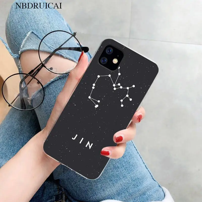 Чехол для телефона PENGHUWAN с 12 созвездиями зодиака iPhone 11 pro XS MAX 8 7 6 6S Plus X 5S SE
