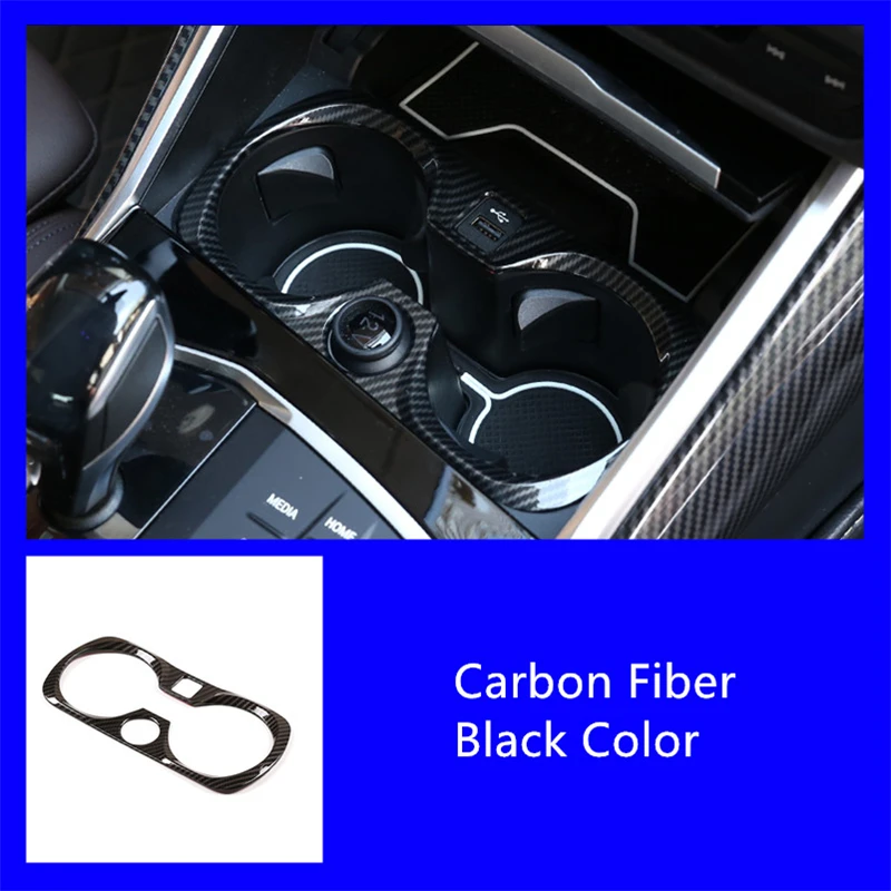 

Подлокотник для автомобильной консоли, держатель для стакана с водой, декоративная рамка, отделка для BMW 3 серии G20 G28 2020, наклейка из АБС-пластика для интерьера