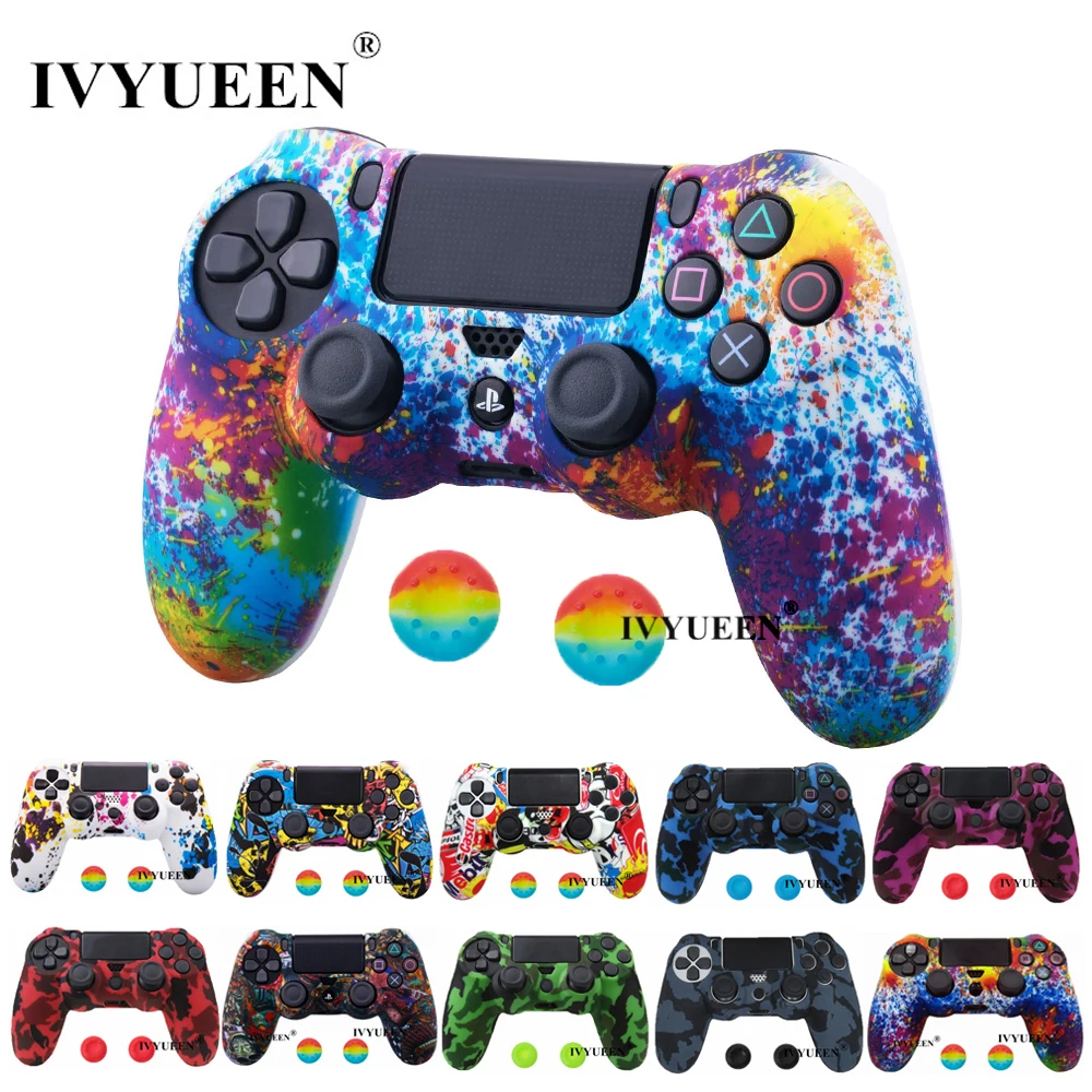 IVYUEEN для Sony PlayStation 4 PS4 Pro Тонкий силиконовый чехол с контроллером защитный