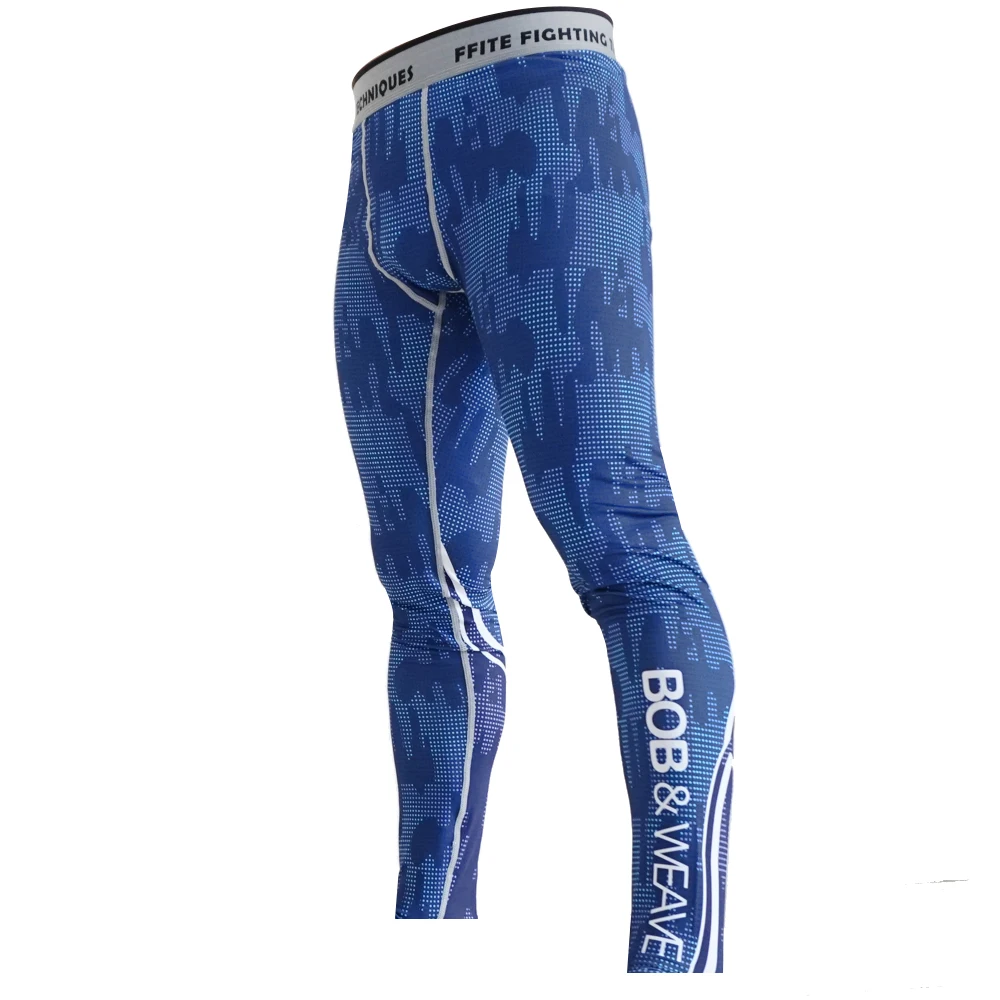Pants Набор кикбоксинга компрессионные колготки Джерси Брюки BJJ Рашгард ММА для мужчин обтягивающие брюки Муай Тай - Цвет: Pants