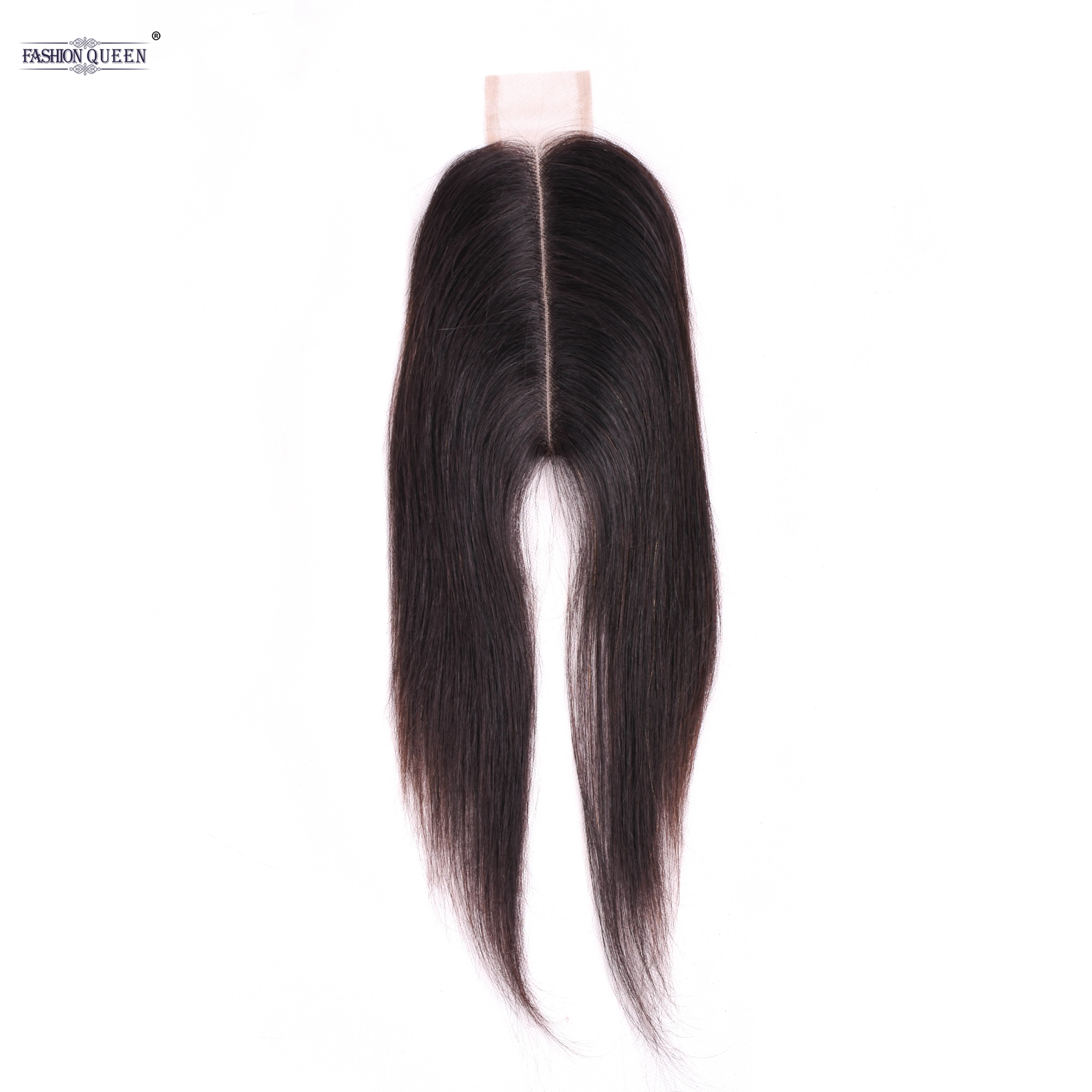 Beaudiva человеческие волосы закрытие бразильские Прямые Закрытие 2x6 Кружева 100%