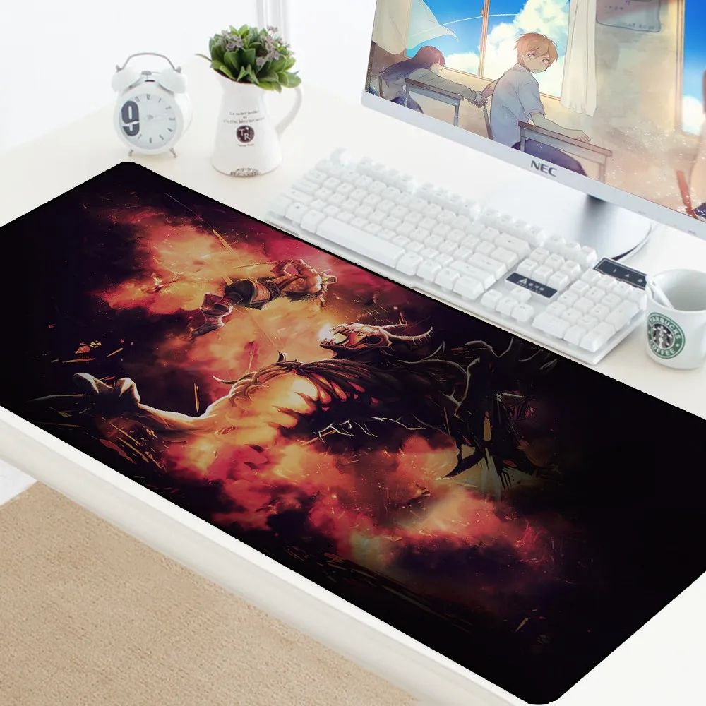 Коврик для мыши Dota 2, скоростной игровой коврик, большой коврик для мыши XL, резиновый коврик для мыши для ноутбука, коврик для клавиатуры, игровой коврик для геймеров, большой Настольный коврик для мыши