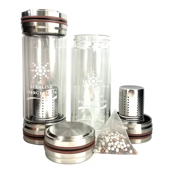 400ml Alkaline Water Bottle(Increase the PH to the 7.2 to 9.5 Energy Bottle Flask Customization