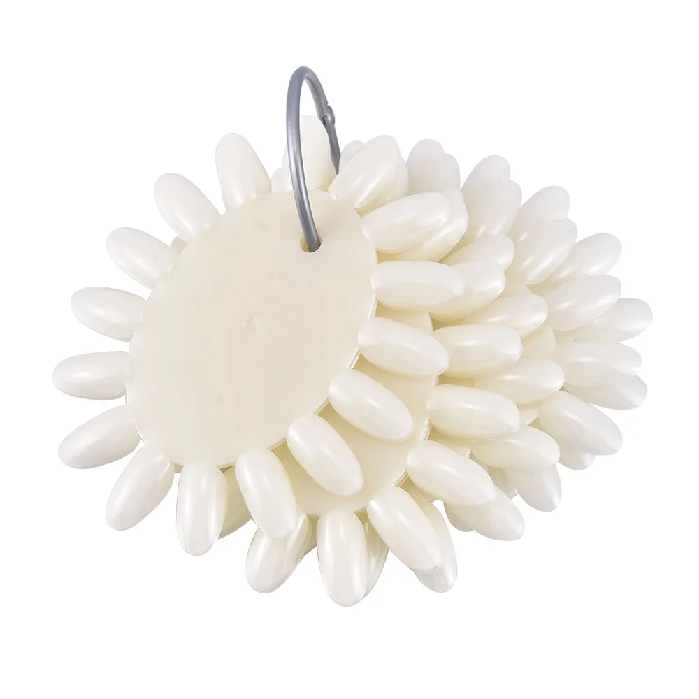 40/160 Типсы цветная карточка искусственные ногти овальной формы прозрачный