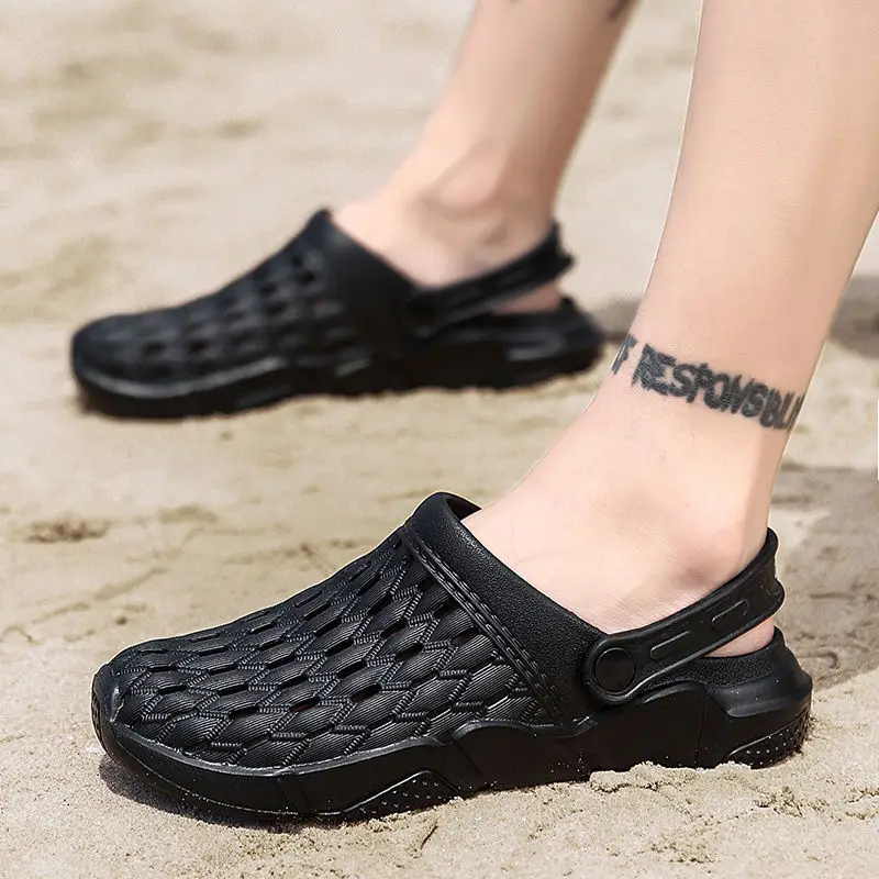 

2021 Hot Sale Unisex Sandals Man And Women Beach Sandals New Design Graffiti Style Slippers For Couples Comfortable Casual Shoes