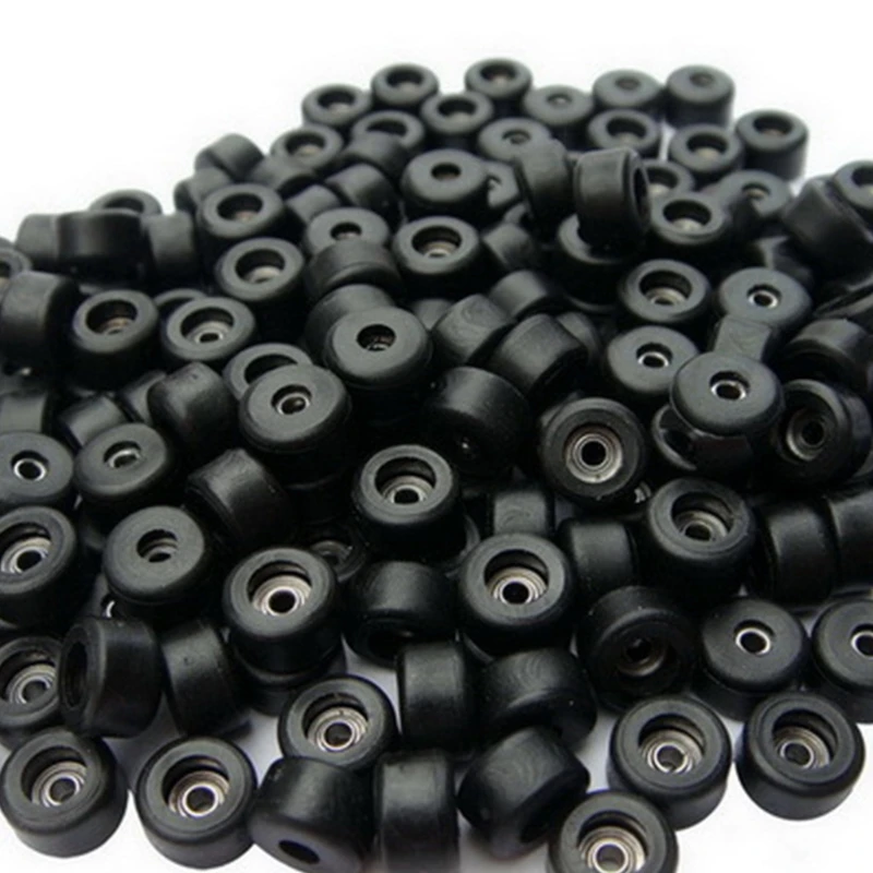 

4 Pcs/Set Professional Urethane Bearing Wheels for Wooden Fingerboard