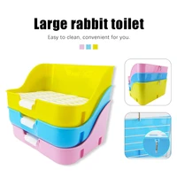 corner toilet hamster pet cat rabbit square toilet urinal potty rabbit poop pot indoor training tray supplies