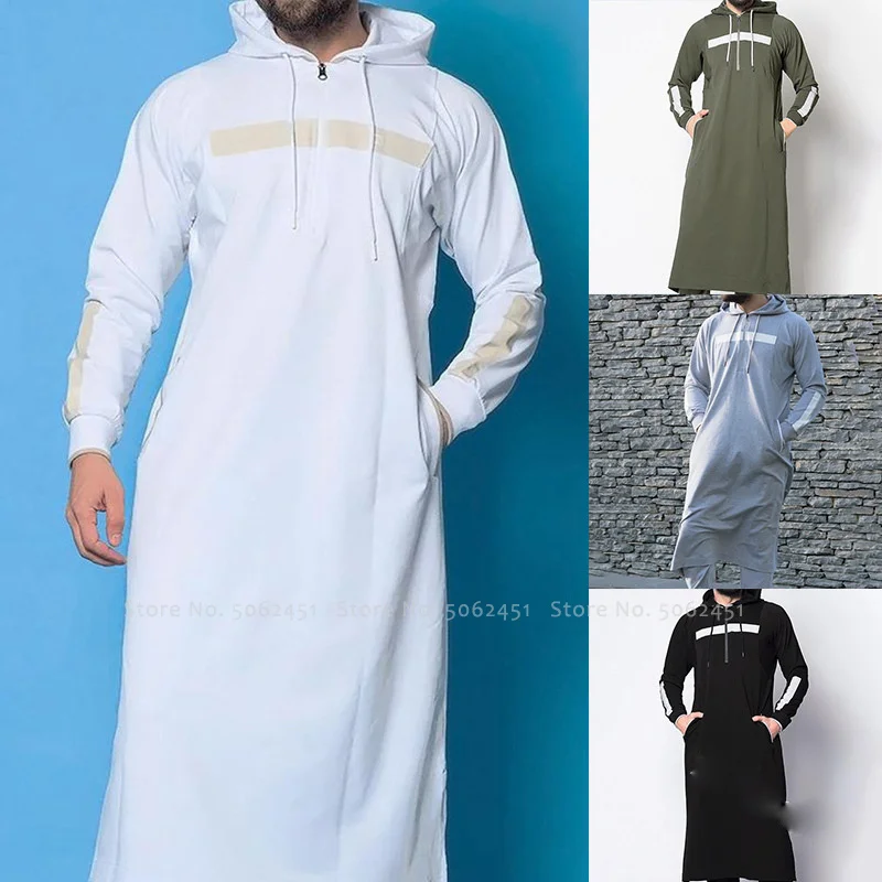 Мусульманская одежда Jubba Thobe Арабская кафтан мусульманское платье Саудовская