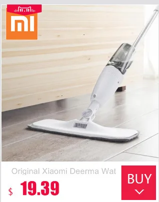 Xiaomi Deerma подметальная машина для распыления воды Mijia очиститель пола из углеродного волокна швабры для пыли 360 Вращающийся стержень 350 мл резервуар для восковой швабры