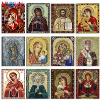 diy 5d diamond painting guardian angel orthodox icons diamond embroidery religions mosaic religious crystal craft home decor