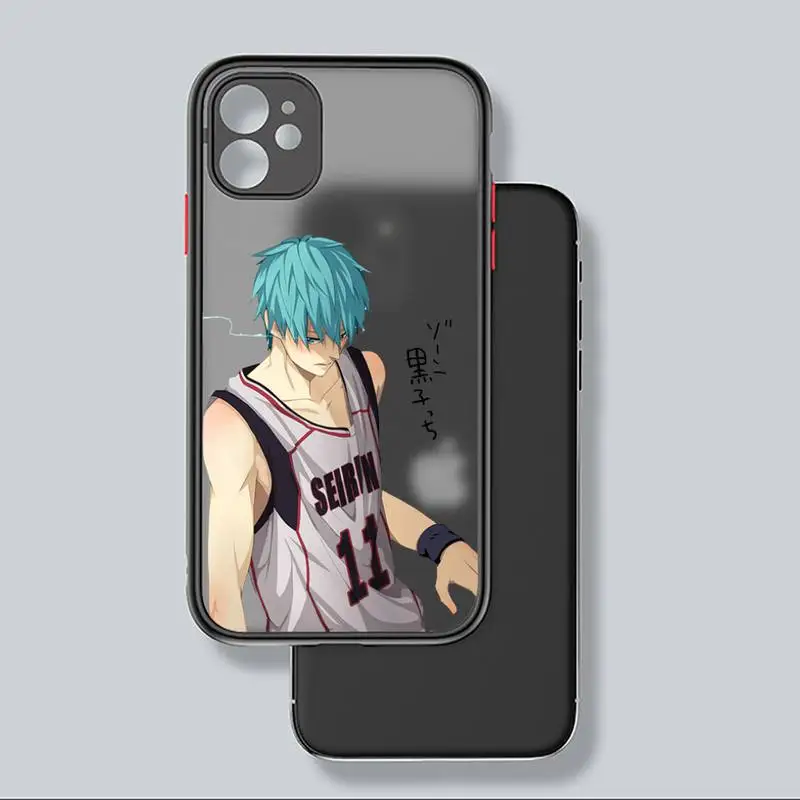 

Kuroko No Basket Anime Phone Case black matte transparent For iPhone 7 8 x xs xr 11 12 pro plus mini max Clear Funda