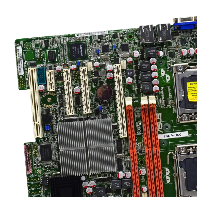 Материнская плата ASUS Z8NA-D6C Server LGA 1366 DDR3 24 ГБ PCI-E 2 0 16X USB2.0 ATX VGA материнская для