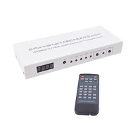 4k hdmi switch 5 in 1 out uhd hdr cec time set 5 port hdmi switcher splitter 4k60hz remote ir control 18gbps 1080p 3d hdcp2 2