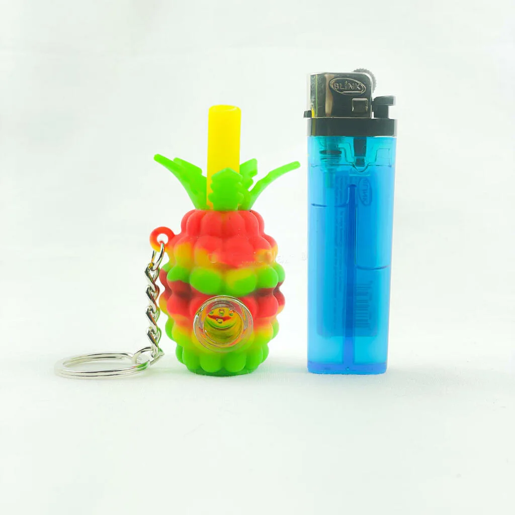 

Pineapple Hand Tube Keychain Smoking Pipe