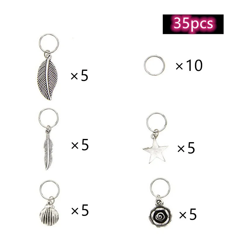 

Dread Dreadlock, , Dreadlocks, metal35pcssilver