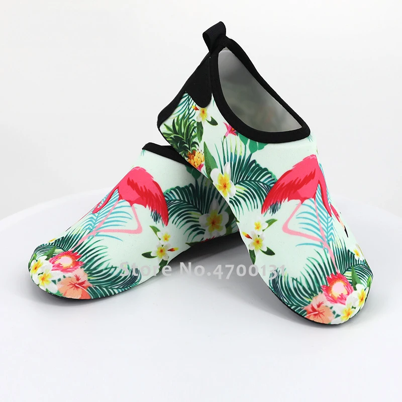 Летняя Пляжная детская обувь с фламинго для плавания рыбалки дайвинга мальчиков