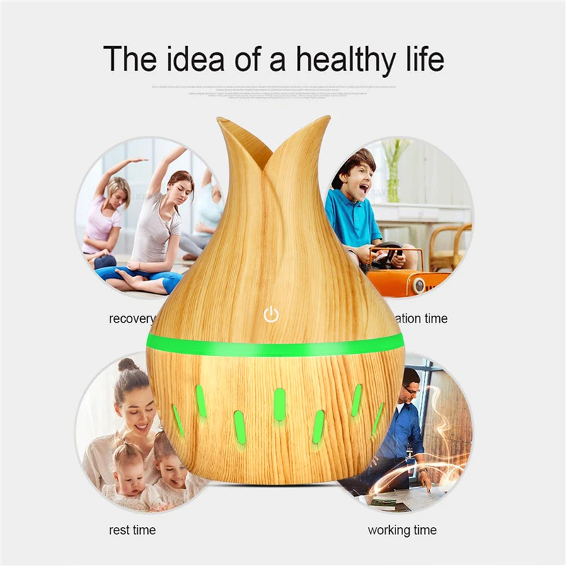 Лунный светильник USB Электрический увлажнитель воздуха Ароматический диффузор